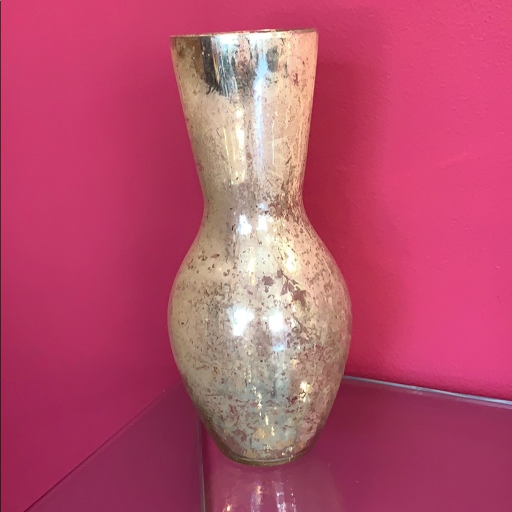 Mercury glass vase